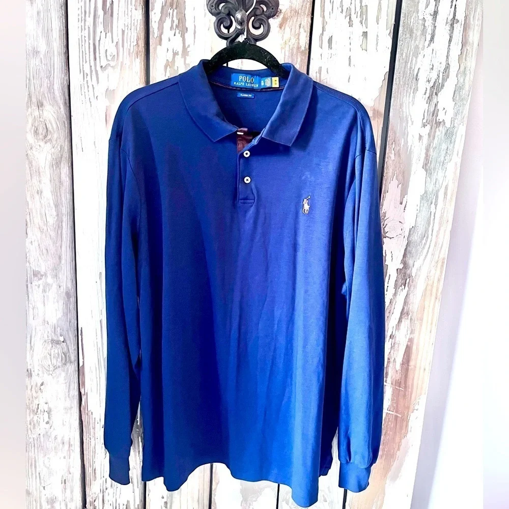 Navy Ralph Lauren polo XL long sleeve classic fit